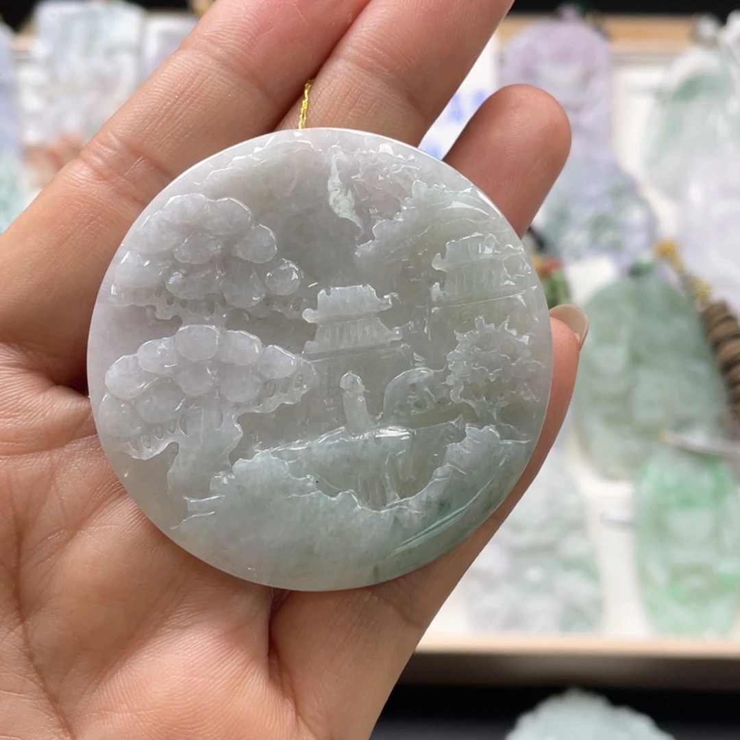 翡翠吊坠(不含链)未镶嵌