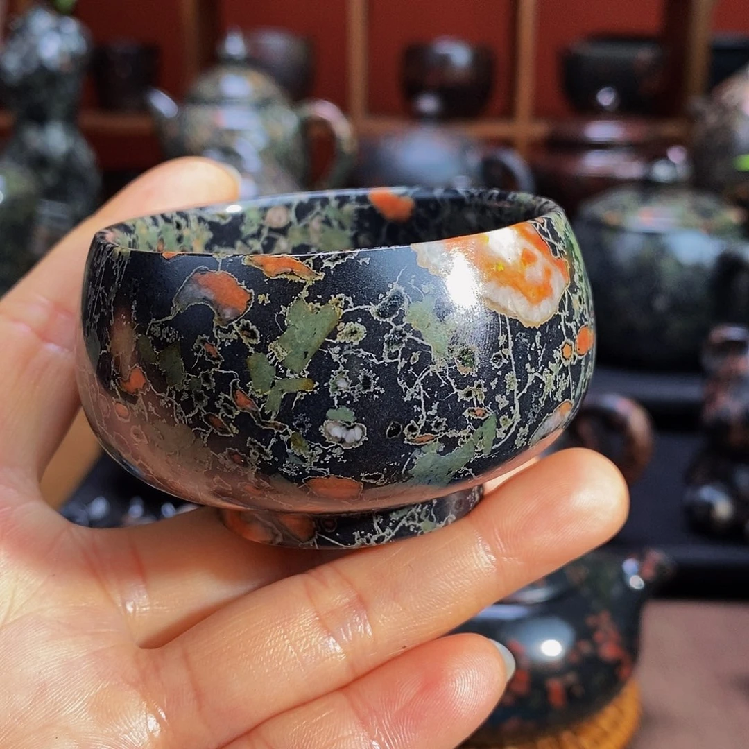 暑***祈梅花玉精美梅花杯