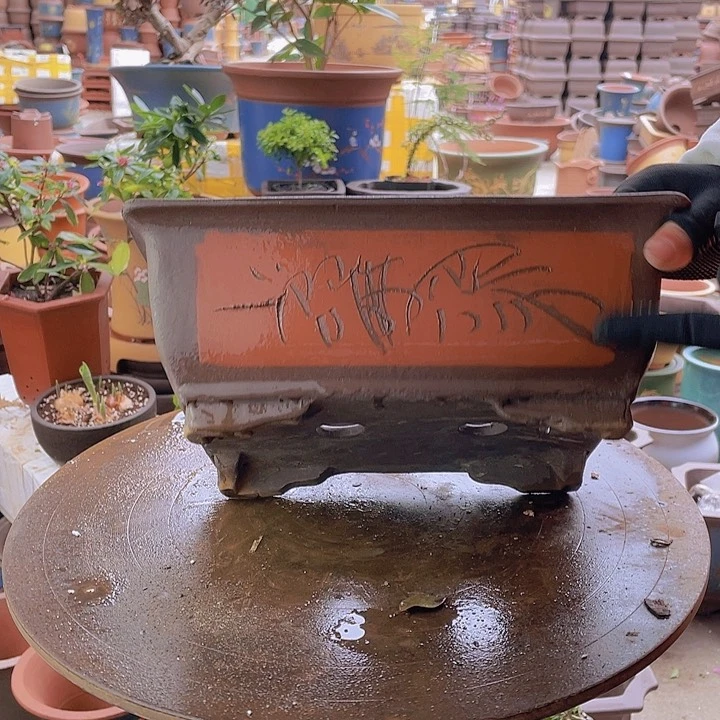 紫砂宜兴紫砂红马槽31