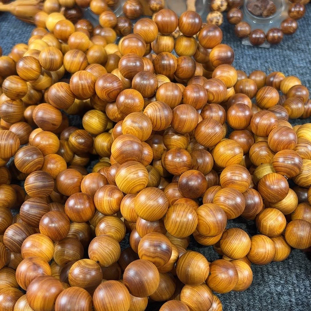 柏木太行崖柏崖窝黑油手串20，香味独特