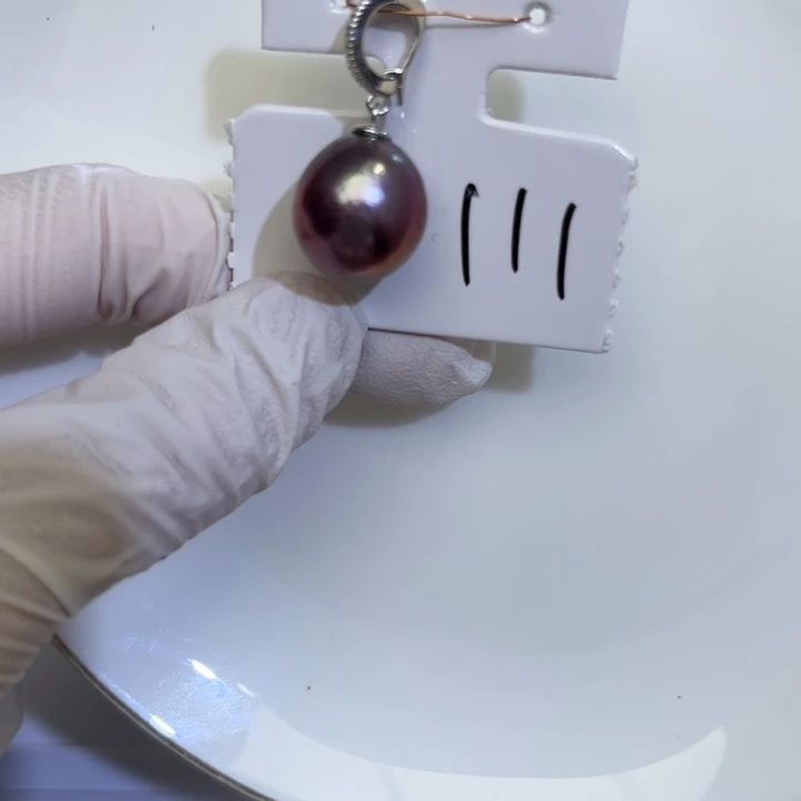 淡水珍珠颈饰银S925镶嵌