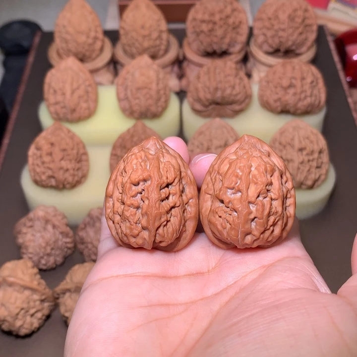 核桃文玩核桃把件平谷火苗