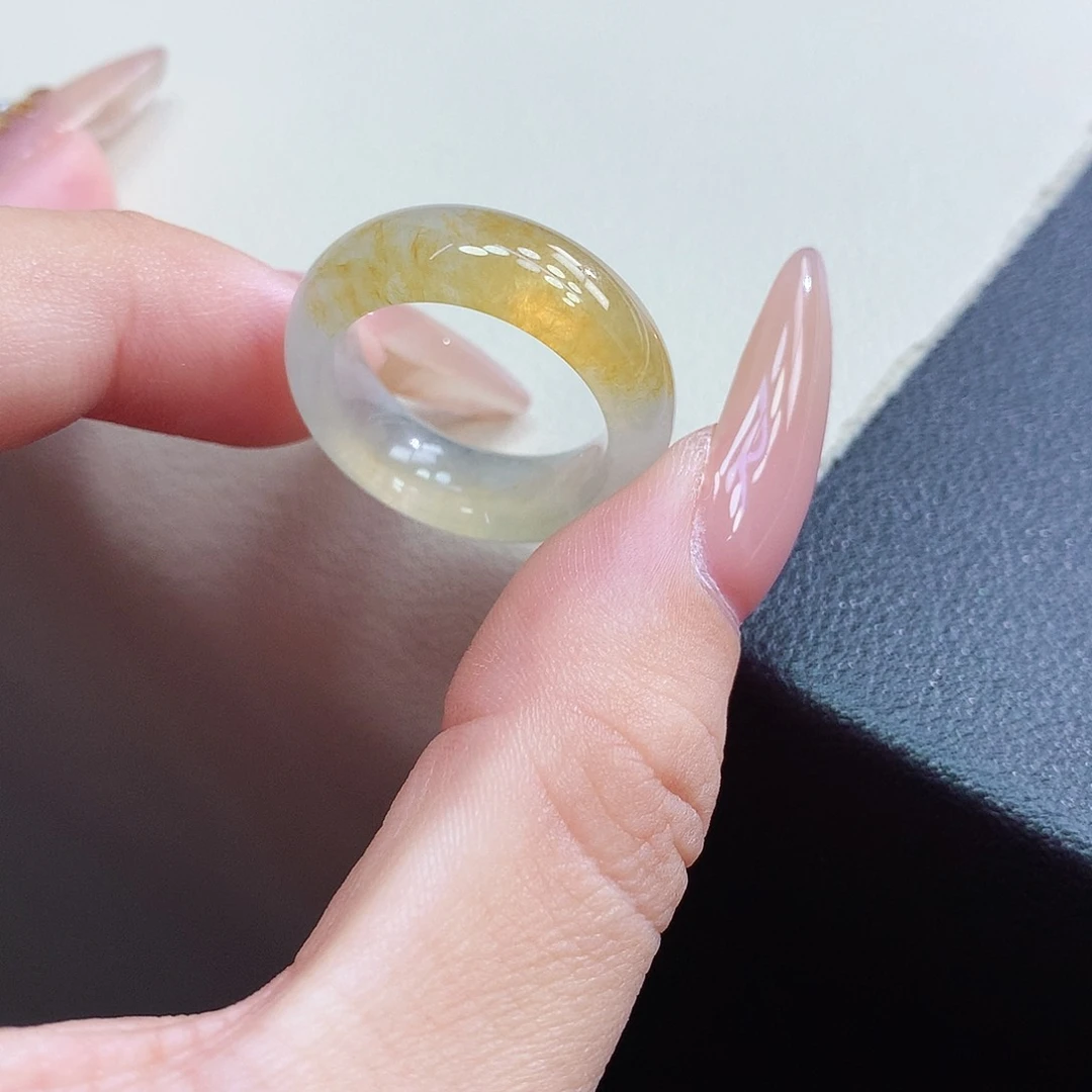 未镶嵌戒指翡翠13-14号