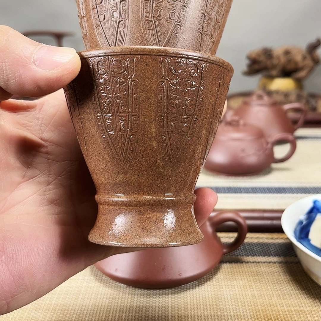 紫砂茶杯主人杯两个