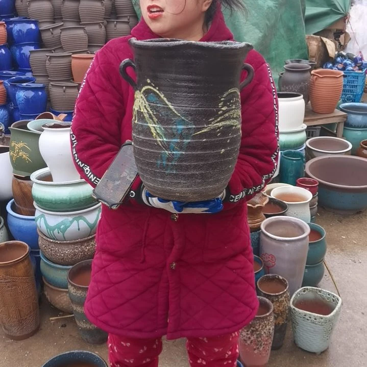 红陶口24高31瑕疵