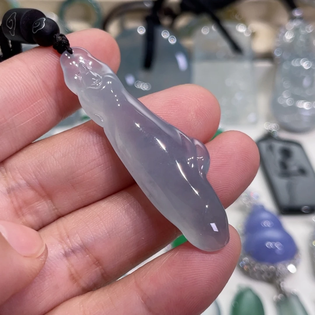 聪***葱定制翡翠未镶嵌天然缅甸翡翠a货