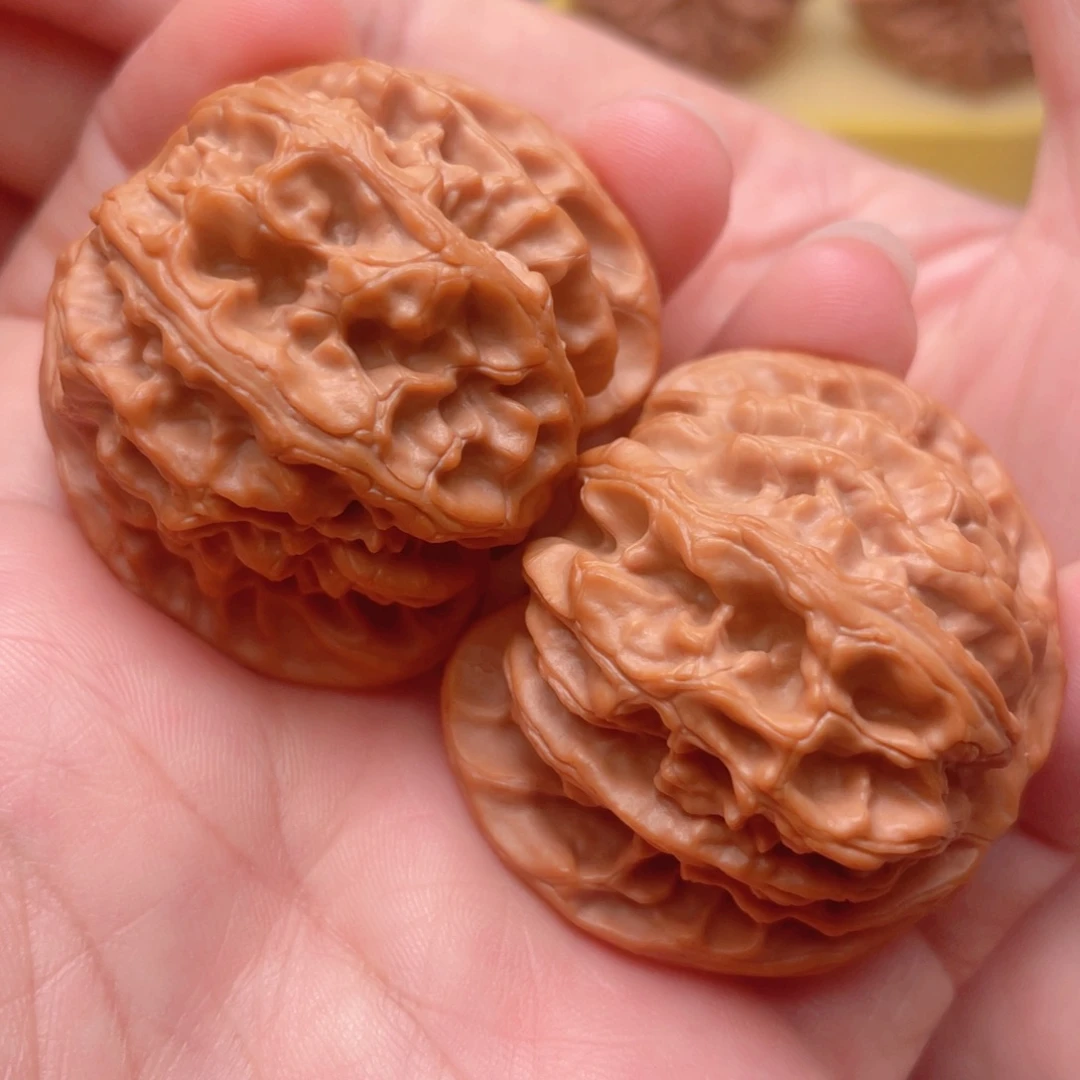 文玩核桃把件爆肉苹果45