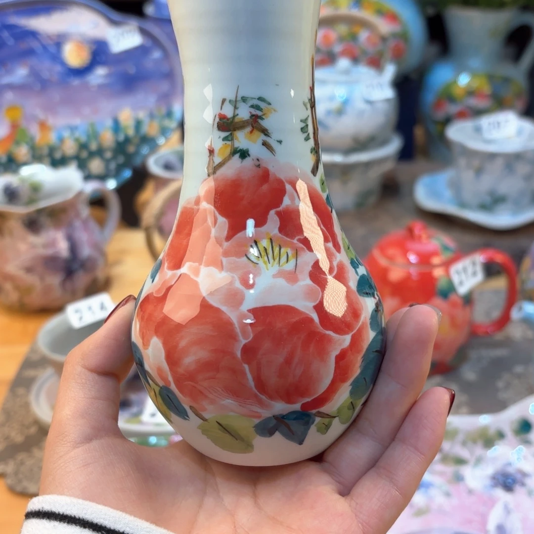 景德镇手绘高温釉下彩陶瓷茶具