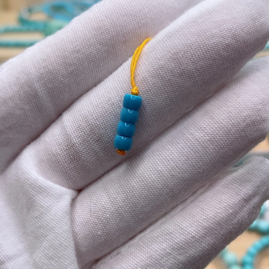 绿松石未镶嵌珠宝奇石4.2mm