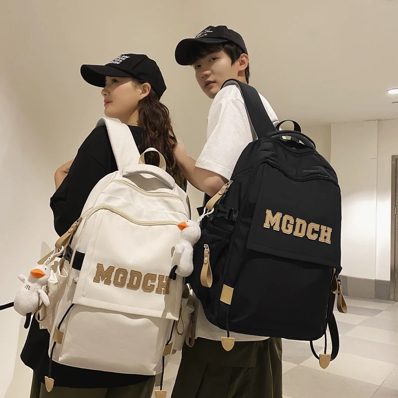 书包男初中生大容量ins潮酷风双肩包高中生大学生学院风背包