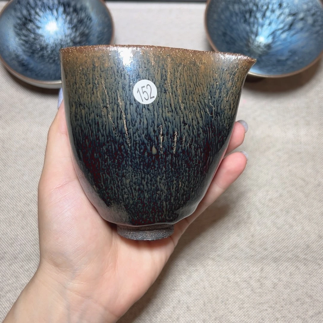 茶盏纯手工兔毫公道杯152