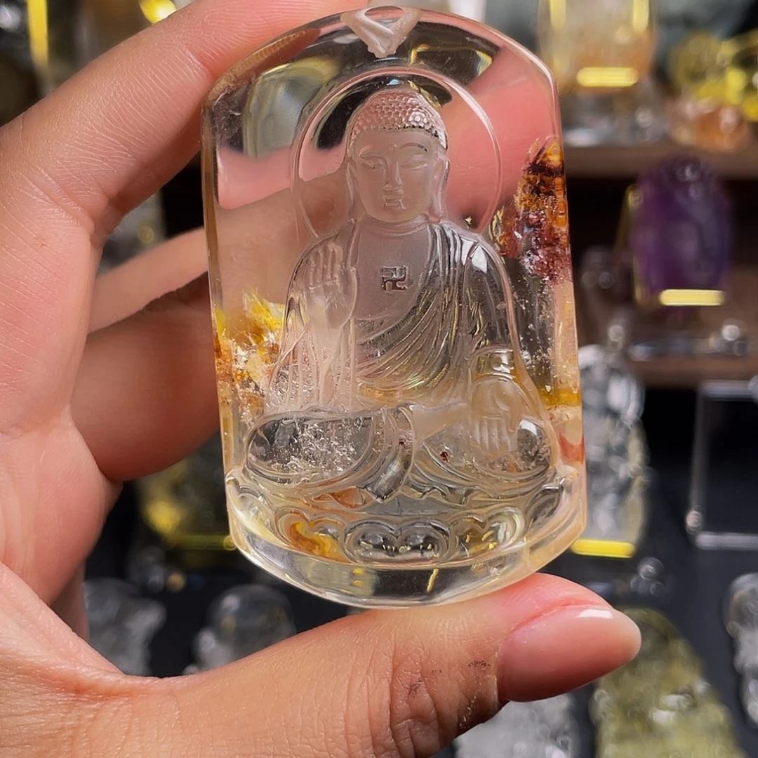 未镶嵌颈饰水晶阿弥陀佛