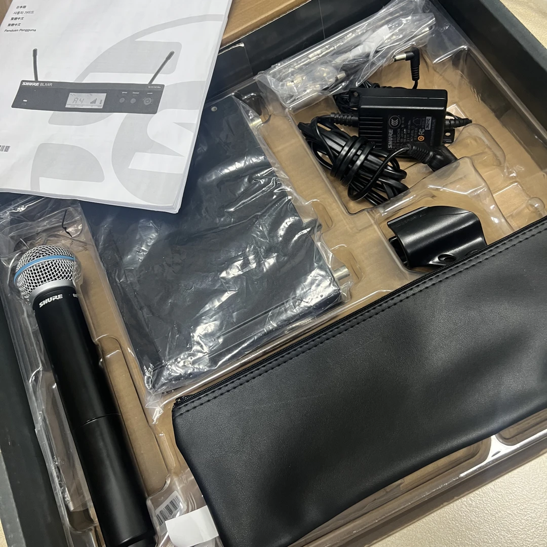 9新 Shure/舒尔 二手舒尔58a工程版一拖一无质量问题不支持七天