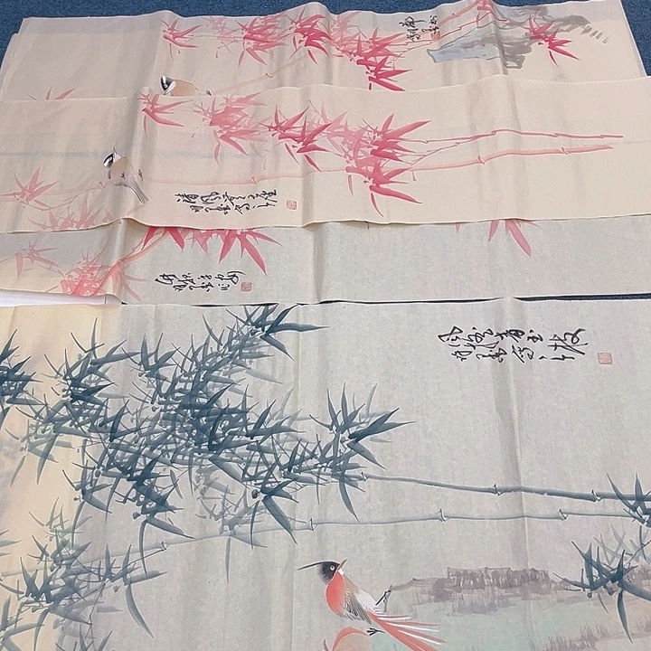 国画纯手绘字画宣纸