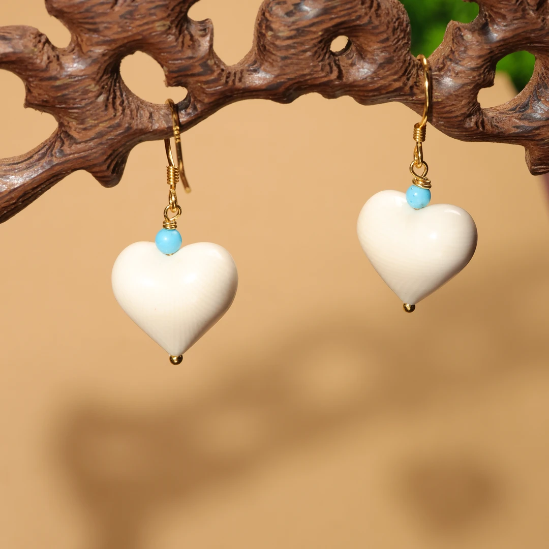 猛犸爱心耳钩/对-多样性发其一