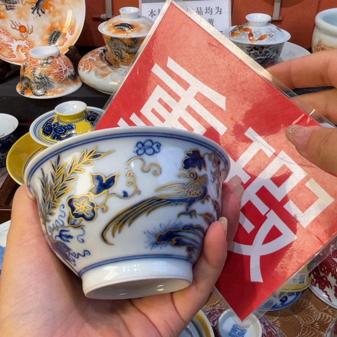 景德镇手绘茶器哦哦哦哦