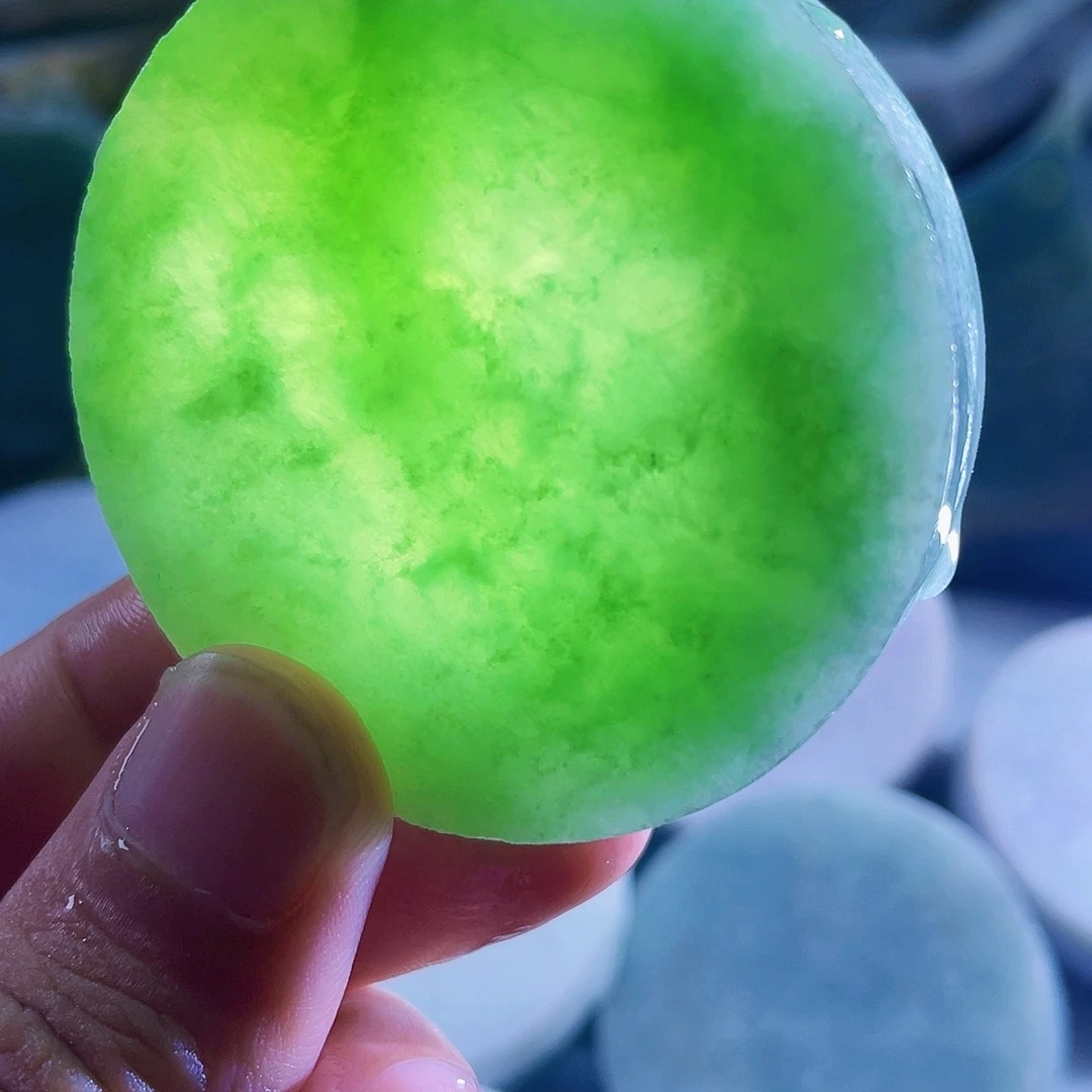 翡翠散珠天然翡翠A货