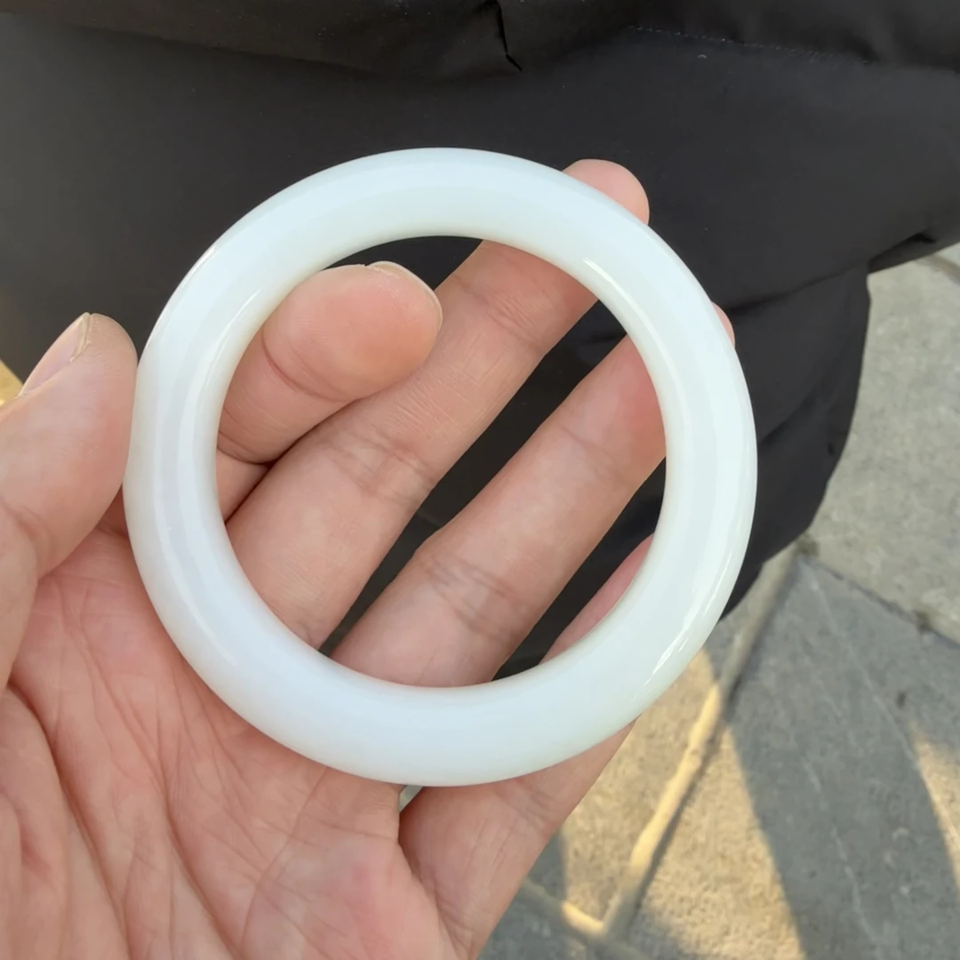 和田玉羊脂白玉手镯