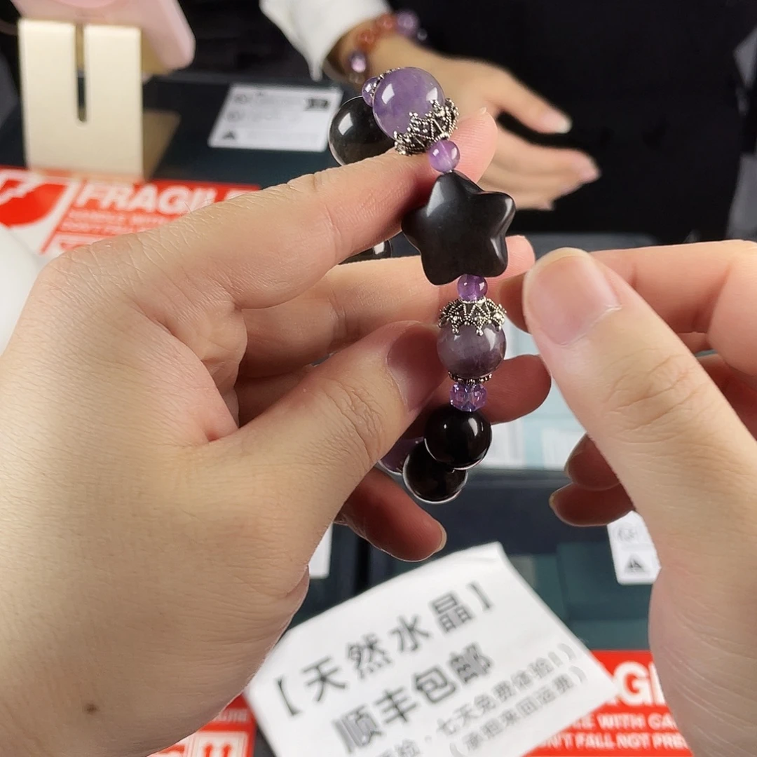 手链水晶银S925镶嵌