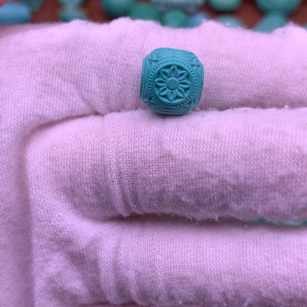 原生态散珠配珠刺骨六方卡11