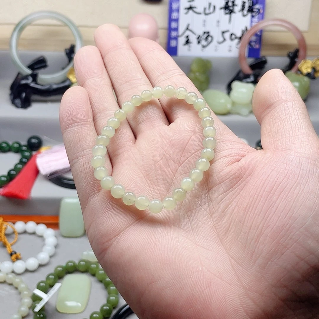 和田玉手链未镶嵌