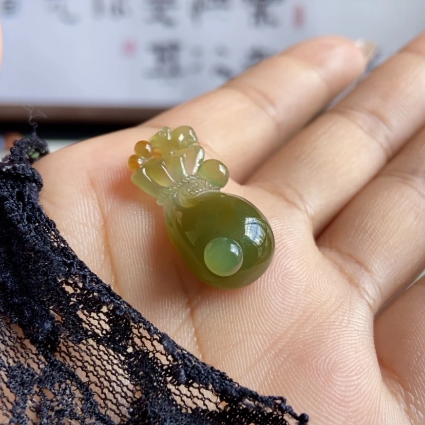 【闪购商品】未镶嵌定制翡翠钱袋