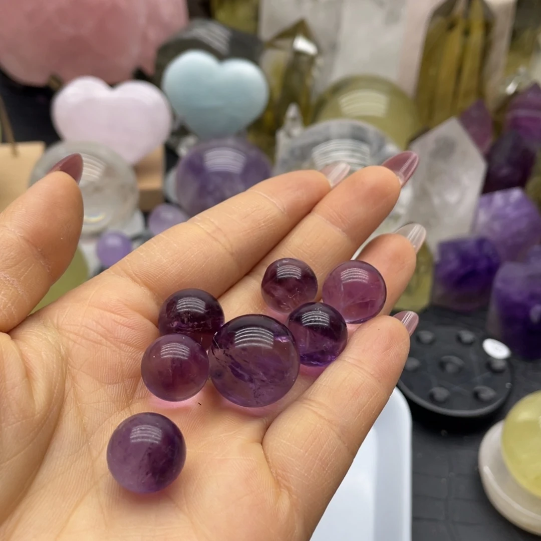 紫晶珠宝半成品银S925镶嵌50