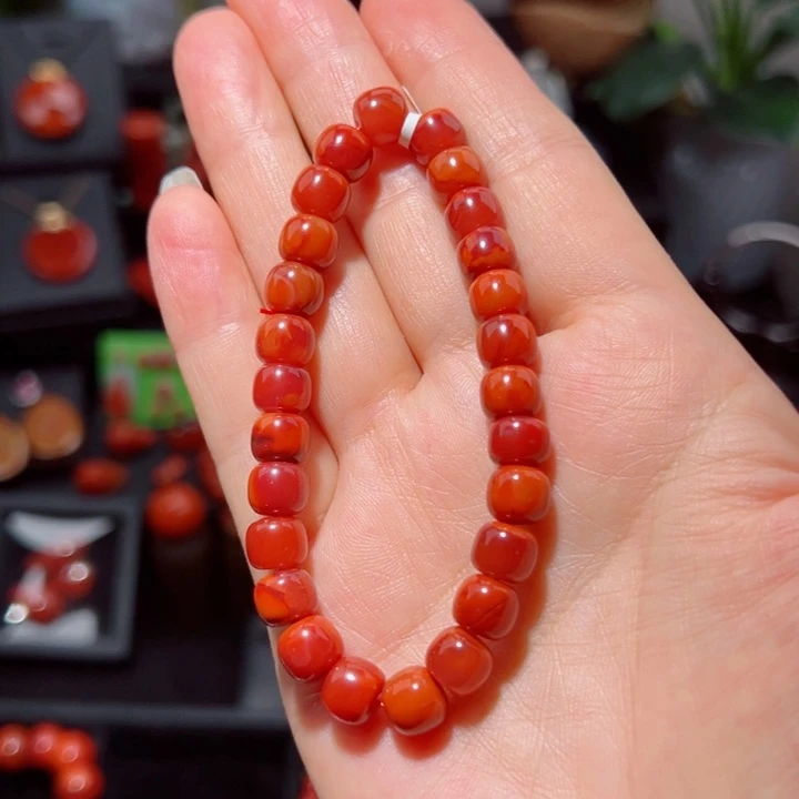 手串未镶嵌南红玛瑙
