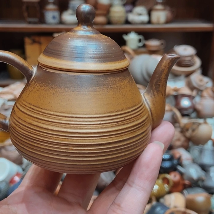 柴烧老岩泥高端茶器