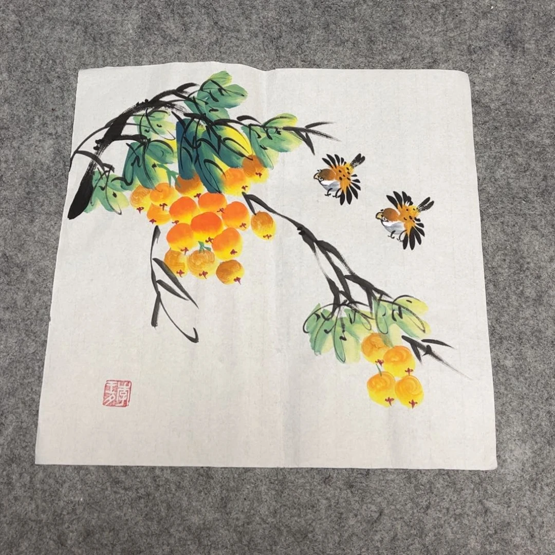 国画12.16纯手绘无边框作品