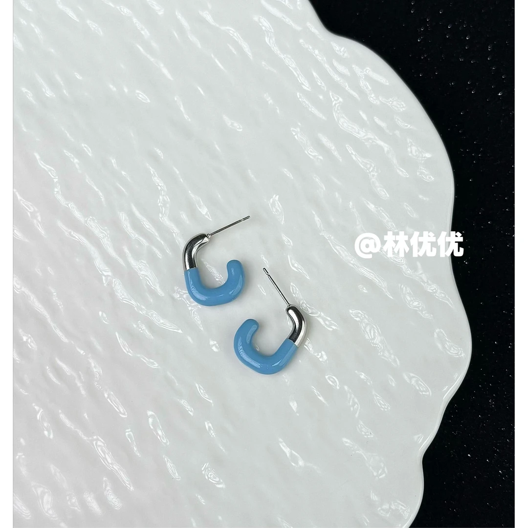 钛钢耳饰 【林优优】精致百搭设计款时尚小众轻奢高级感ins耳饰x02