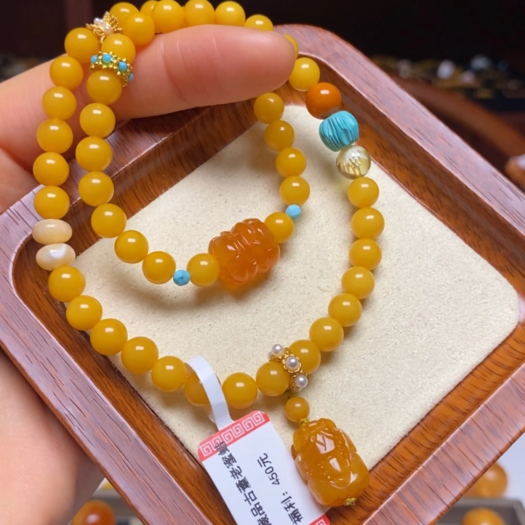 【闪购商品】蜜蜡手链未镶嵌手串