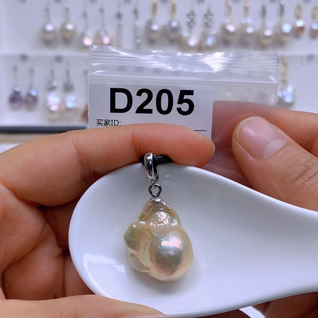 淡水珍珠颈饰银S925镶嵌