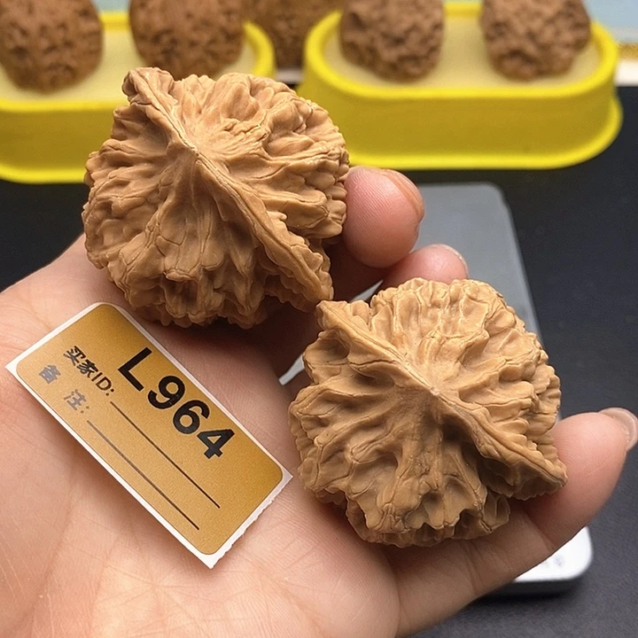 文玩核桃把件帝王4.8
