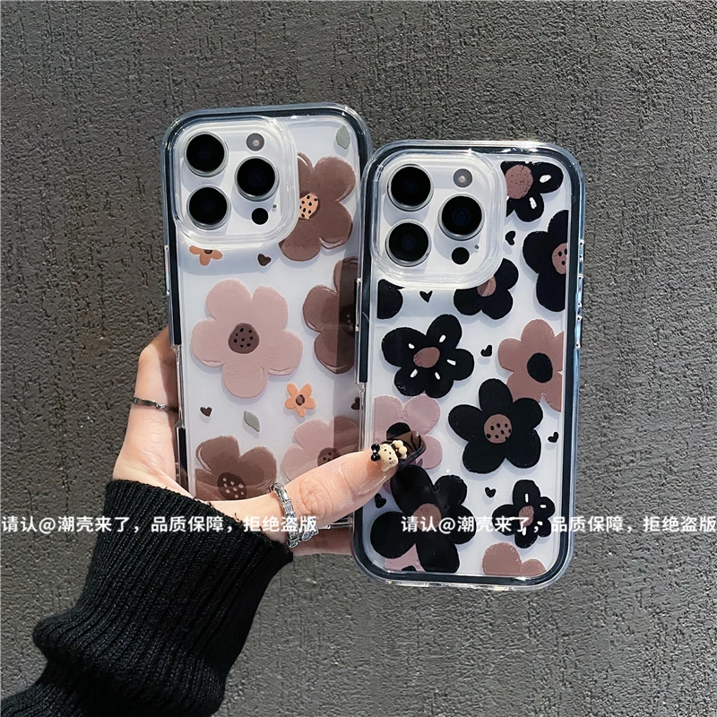 三合一炫彩适用苹果iPhone17/华为荣耀/OPPO/VIVO/小米手机壳爆款