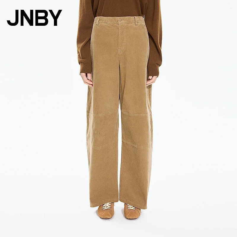 【商场同款】JNBY/江南布衣25秋新品休闲裤灯芯绒卡其裤5P9E11320