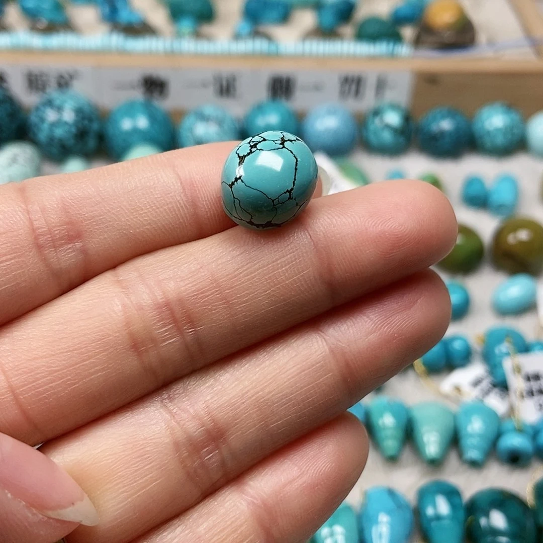 未镶嵌绿松石珠宝半成品