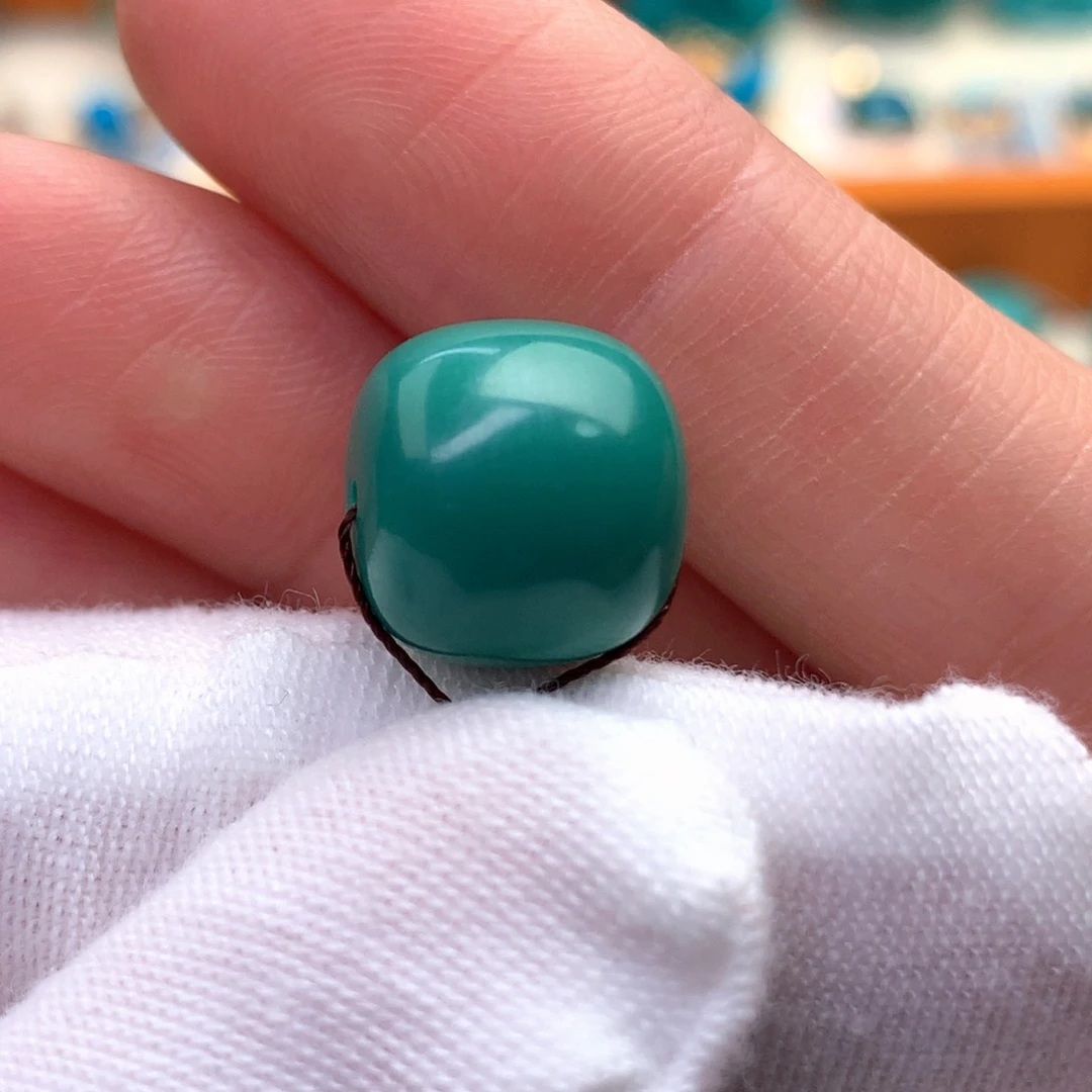 未镶嵌绿松石圆珠