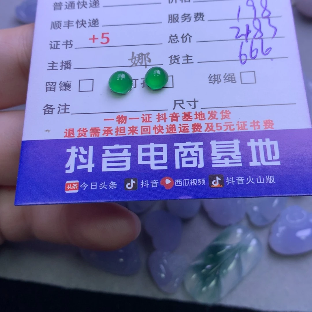 颈饰未镶嵌翡翠动****号
