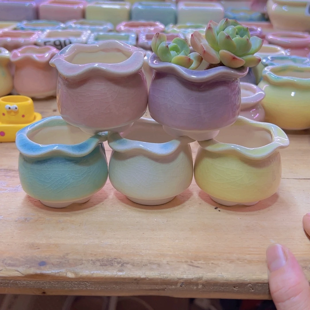 陶瓷花盆当场凑满12包邮