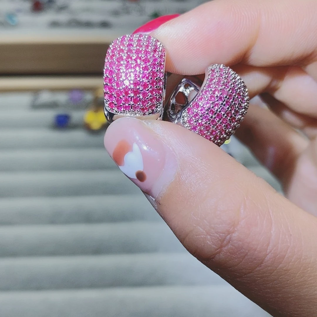 【闪购商品】托帕石耳饰银S925镶嵌