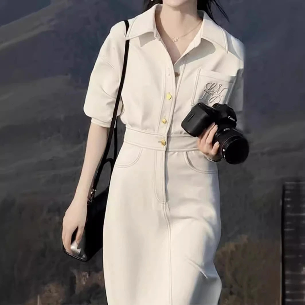 法式新款休闲麻豆小姐 轻奢高端气质减龄收腰显瘦款洋气女