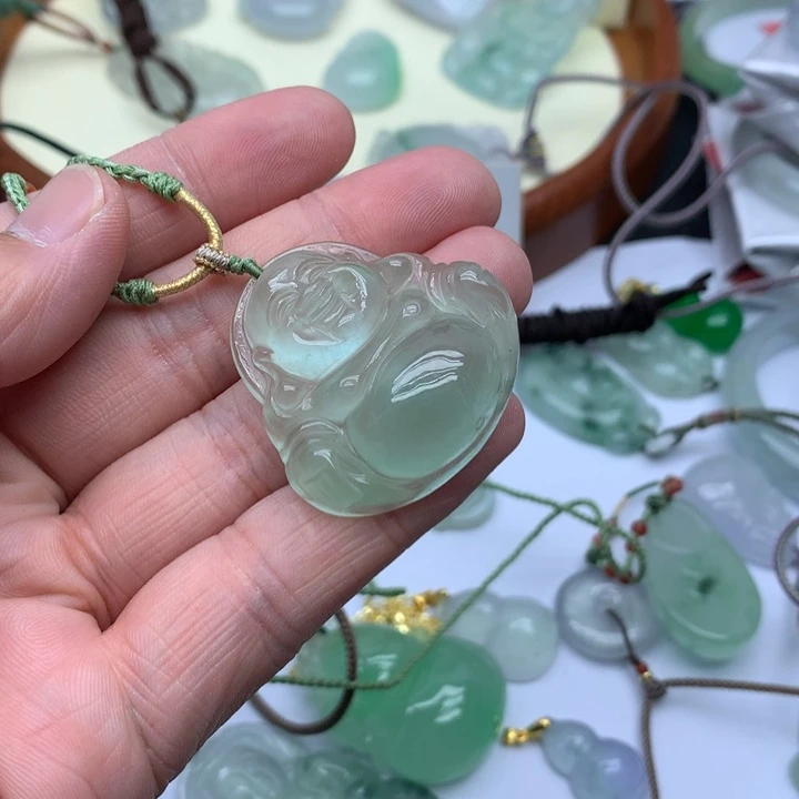 增***福一物一图，佛公吊坠