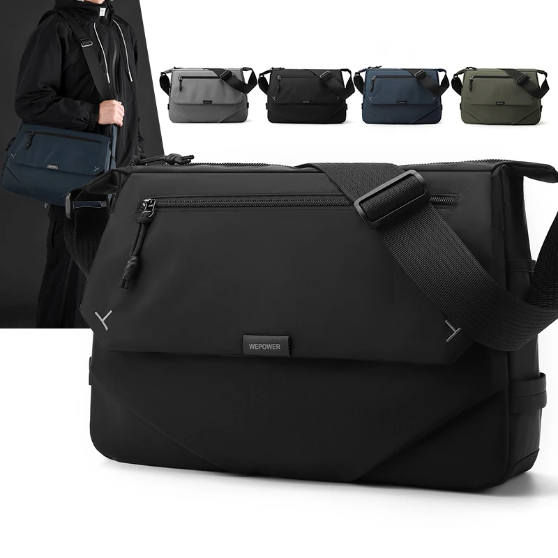 特大号男包出差专用休闲斜挎包男款大容量上班通勤单肩包电脑背包