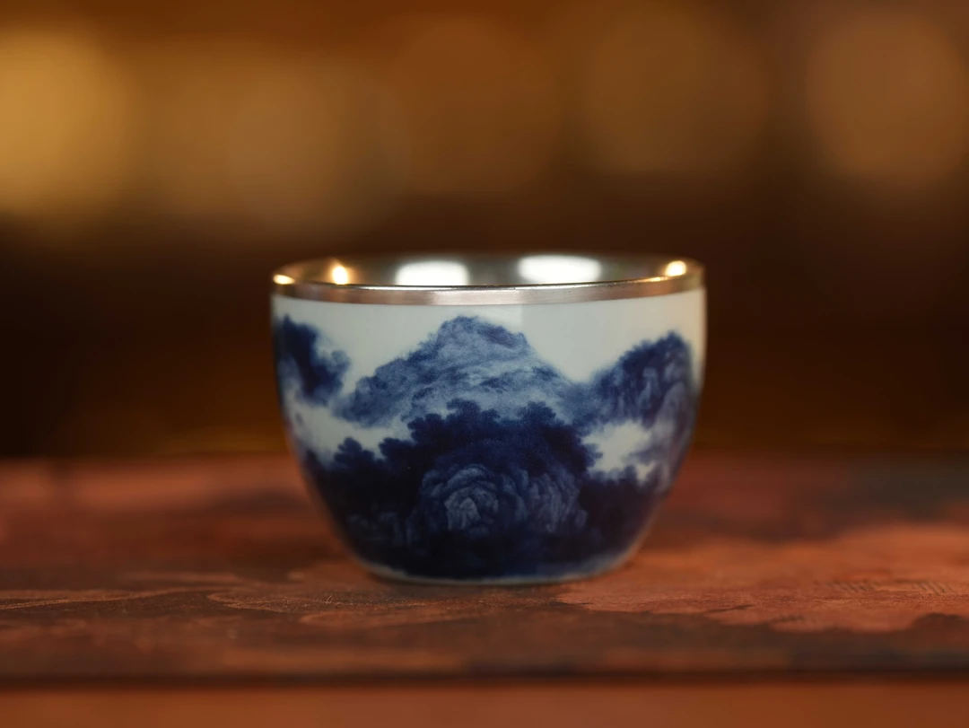 JZ205-青花山水·小缸杯