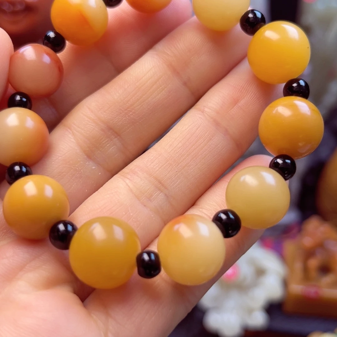 寿山石芙蓉石手链