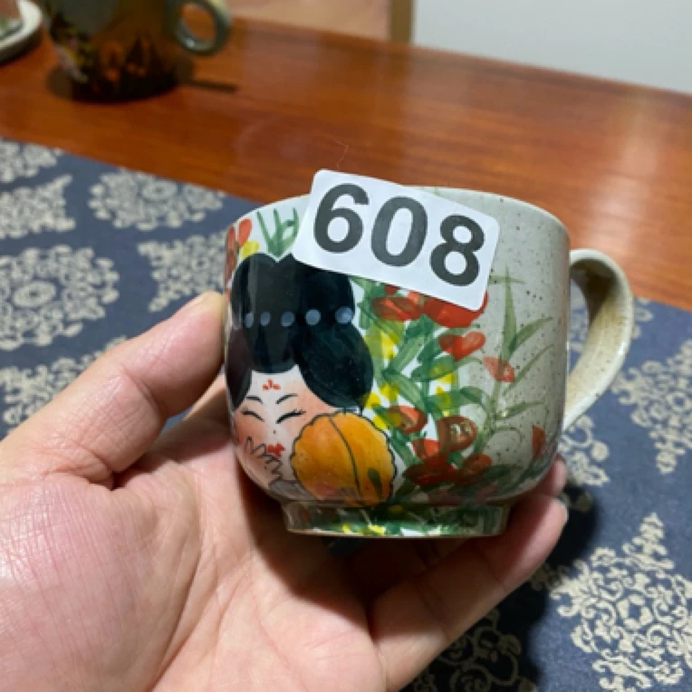 紧跟，原创卡通陶瓷杯子手绘咖啡杯高端陶瓷水杯