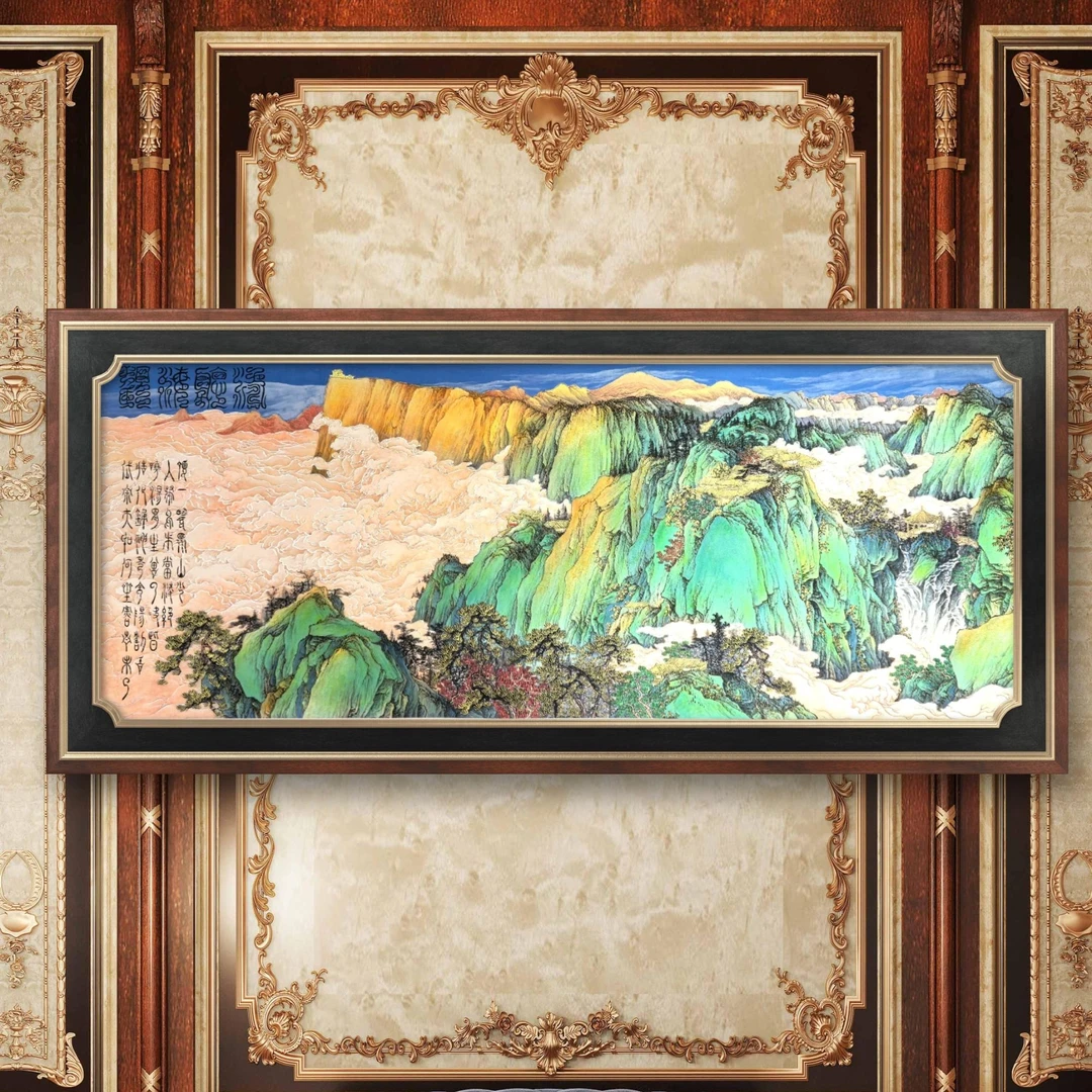 刘俊敏教授代表作《观海听涛》