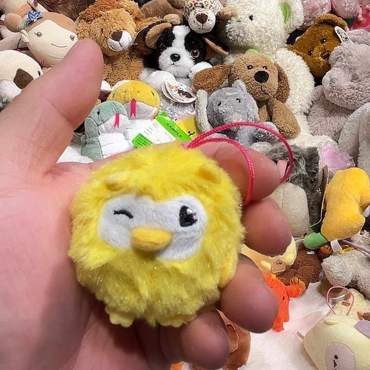 毛绒挂件豆袋香香的