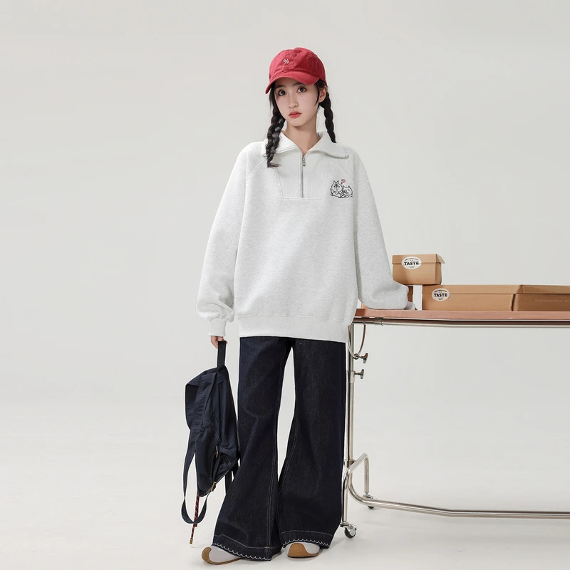 《童装品牌断码清仓直播》25764女童秋季卫衣2025新款